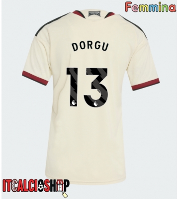 Manchester United Patrick Dorgu #13 Terza Maglia Femmina 2026-27 Manica Corta